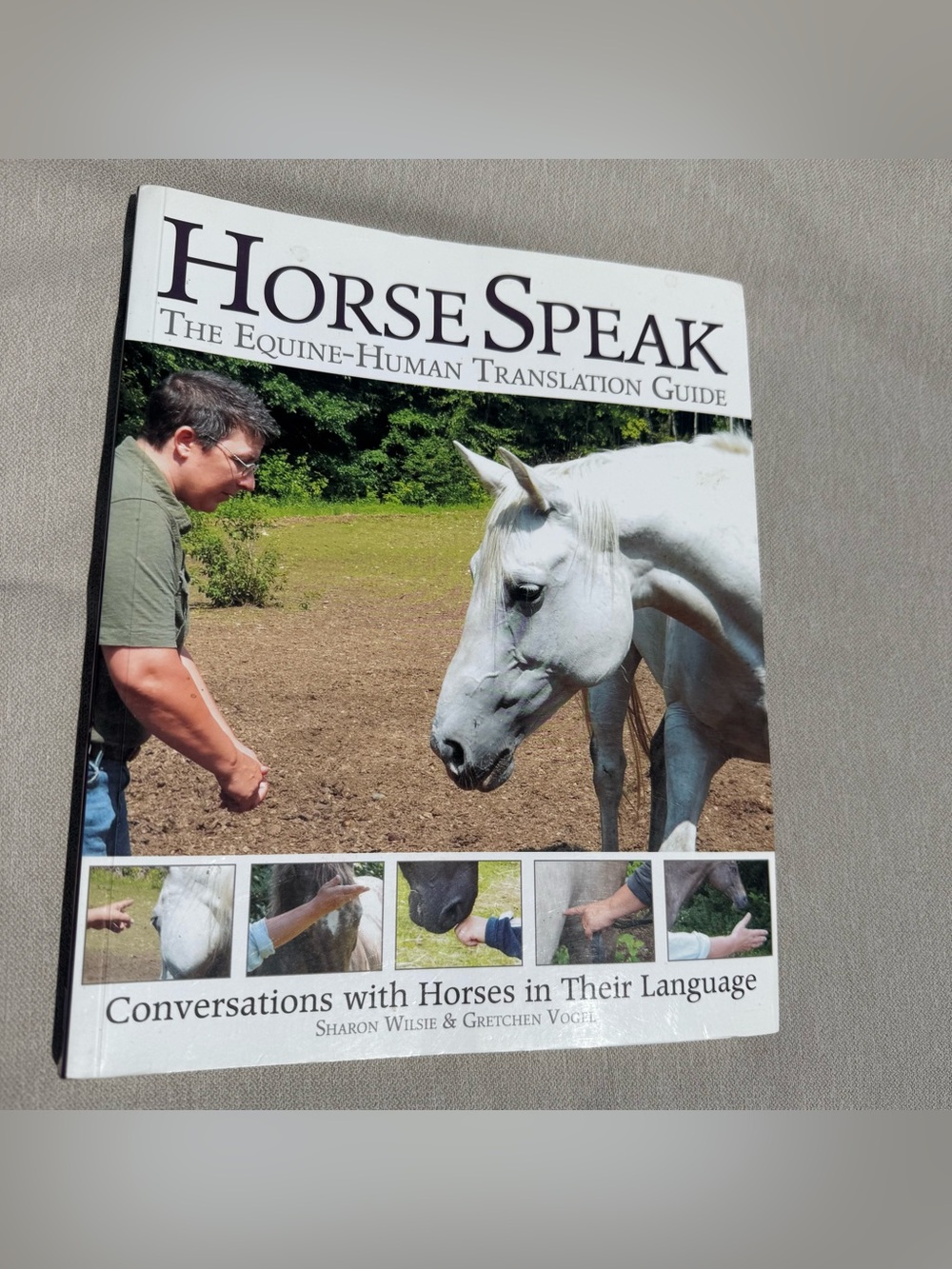HorseSpeak: The Equine-Human Translation Guide - White/Cream Cover